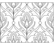 Coloriage Motif indien sans couleurs