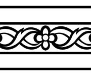Coloriage et dessins gratuit Motifs indiens en ligne pour adulte à imprimer