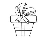 Coloriage Cadeau de noel PS