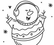 Coloriage Illustration Noel maternelle