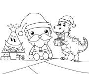 Coloriage Jouets adorables de No&euml;l pour enfants