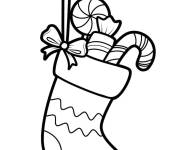 Coloriage et dessins gratuit Noel Maternelle Motifs Festifs à imprimer