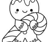 Coloriage et dessins gratuit Page de symbole d Noel pour maternelle à imprimer