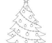 Coloriage sapin de noel GS