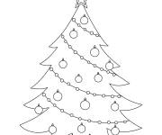 Coloriage Sapin de Noel petite section