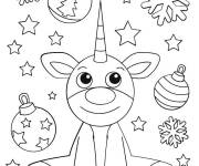 Coloriage Symboles de Noel en maternelle