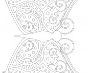 Coloriage Papillon Magique Anti-Stress