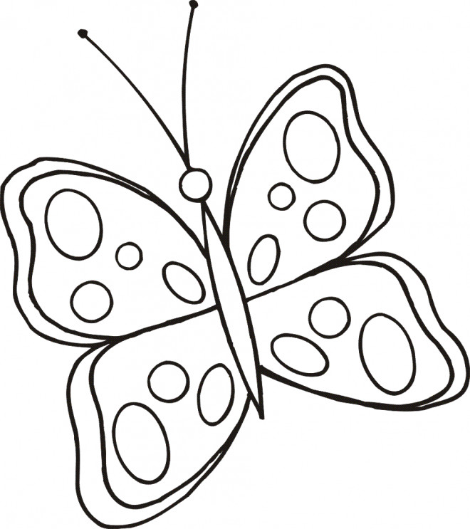 Coloriage et dessins gratuits Papillon à imprimer et découper à imprimer
