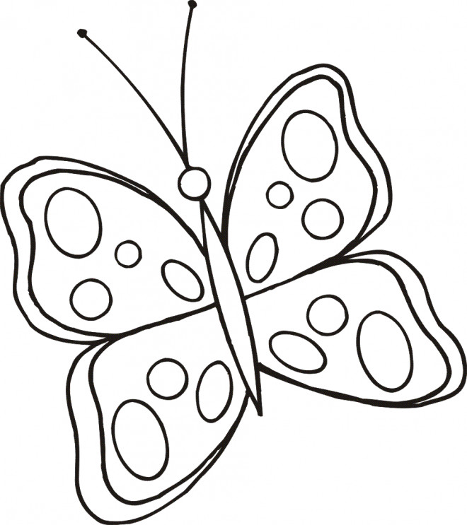 Coloriage Papillon à Imprimer Et Découper