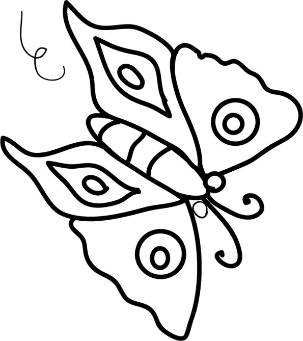 Coloriage Papillon Maternelle 12 dessin gratuit à imprimer papillon maternelle 12