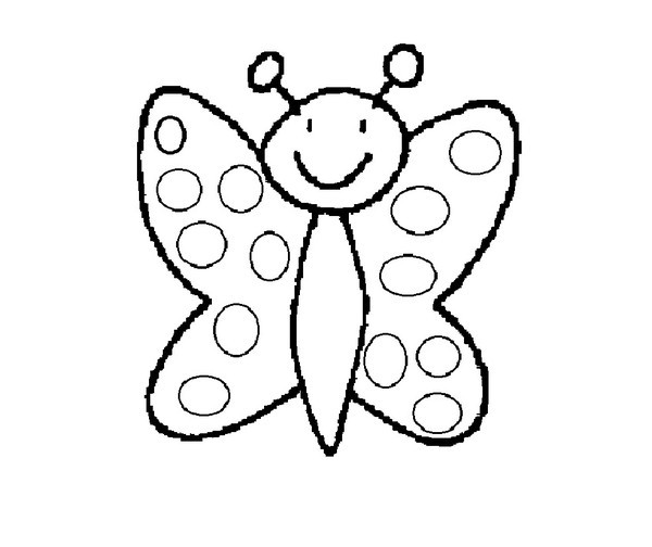 Coloriage Papillon Maternelle dessin gratuit à imprimer