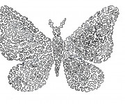 Coloriage et dessins gratuit Papillon Maternelle Difficile à imprimer