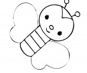 Coloriage et dessins gratuit Papillon Maternelle pour enfant à imprimer