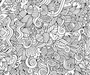Coloriage P&acirc;ques pour adultes en noir et blanc