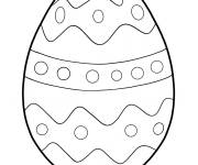 Coloriage Conception d'oeufs de P&acirc;ques pour les enfants d'&acirc;ge pr&eacute;scolaire