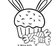 Coloriage Joyeuse P&acirc;ques maternelle
