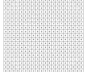 Coloriage Jeux de coloriage pixel g&eacute;om&eacute;trique