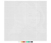 Coloriage Pixel femme heureuse