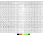 Coloriage Pixel num&eacute;rot&eacute; poussin