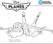 Coloriage Planes Bravo Disney