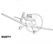 Coloriage et dessins gratuit Planes Dusty dessin animé à imprimer