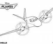 Coloriage et dessins gratuit Planes Dusty stylisé à imprimer