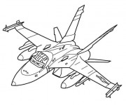 Coloriage Avion Chasse Bravo Pixar