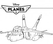 Coloriage Planes  Bravo Pixar