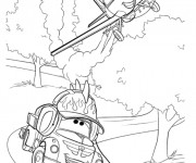 Coloriage Planes Dusty en mission