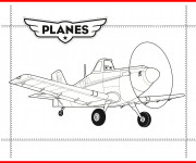 Coloriage Planes Dusty  magnifique