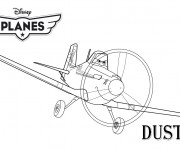 Coloriage Planes Dusty Pixar