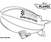 Coloriage et dessins gratuit Planes Dusty simple à imprimer