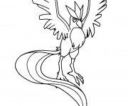 Coloriage et dessins gratuit Pokémon Articuno à imprimer