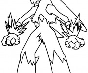 Coloriage Pokémon Blaziken