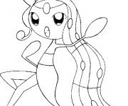 Coloriage Pok&eacute;mon Ex facile &agrave; colorier