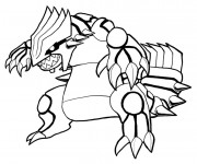 Coloriage Pokémon Ex vecteur