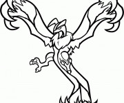 Coloriage Pok&eacute;mon Ex vectoriel