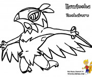 Coloriage Pok&eacute;mon Hawlucha