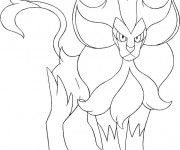Coloriage Pok&eacute;mon  Leo Ex