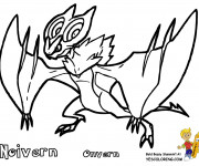 Coloriage Pokémon Noivern