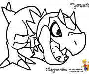 Coloriage Pok&eacute;mon Tyrunt