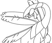 Coloriage Grotl, Pok&eacute;mon l&eacute;gendaire