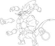 Coloriage Hupa, Pok&eacute;mon rare puissant
