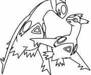 Coloriage Latias, Pokémon légendaire