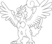 Coloriage Pokémon légendaire Boreas t  de 5eme génération