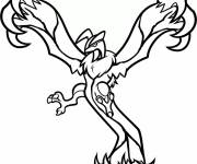 Coloriage Pok&eacute;mon l&eacute;gendaire Darkrai
