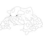 Coloriage Pok&eacute;mon l&eacute;gendaire de type &eacute;lectrique mega &eacute;volution