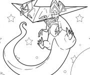 Coloriage Pok&eacute;mon l&eacute;gendaire Dragapult