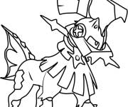 Coloriage Pok&eacute;mon l&eacute;gendaire mega &eacute;volution