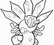 Coloriage Pok&eacute;mon l&eacute;gendaire Zygarde